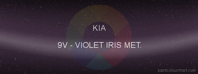 Kia paint 9V Violet Iris Met.