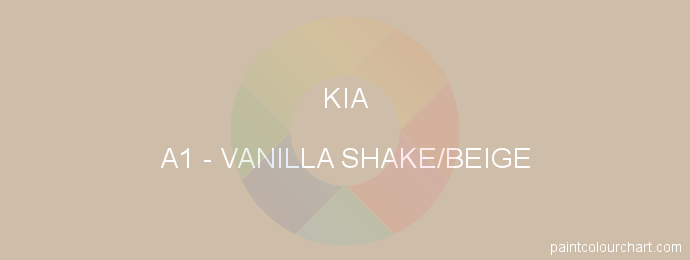 Kia paint A1 Vanilla Shake/beige