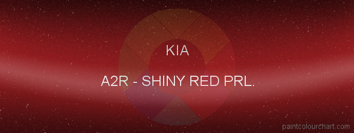 Kia paint A2R Shiny Red Prl.