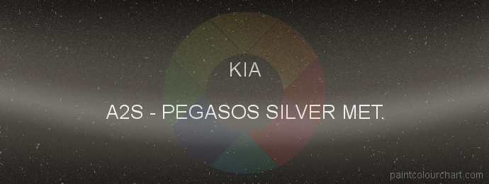 Kia paint A2S Pegasos Silver Met.