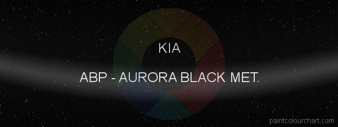 Kia paint ABP Aurora Black Met.