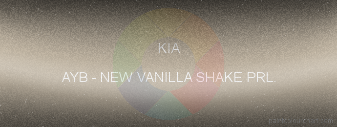 Kia paint AYB New Vanilla Shake Prl.