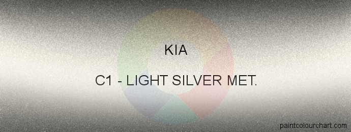 Kia paint C1 Light Silver Met.