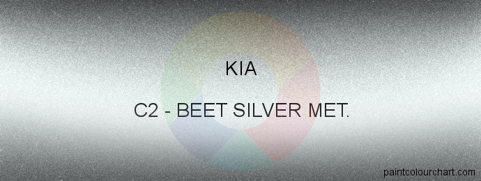 Kia paint C2 Beet Silver Met.