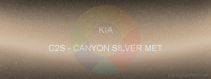 Kia paint C2S Canyon Silver Met.