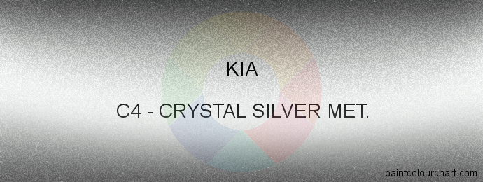 Kia paint C4 Crystal Silver Met.