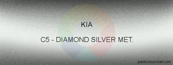 Kia paint C5 Diamond Silver Met.