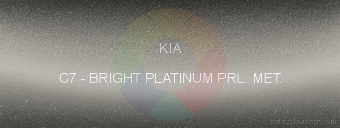 Kia paint C7 Bright Platinum Prl. Met.
