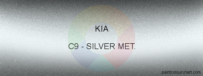 Kia paint C9 Silver Met.