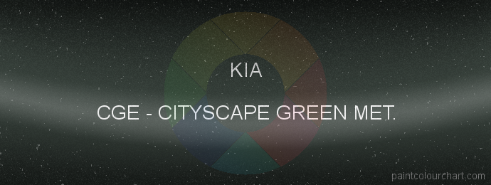 Kia paint CGE Cityscape Green Met.