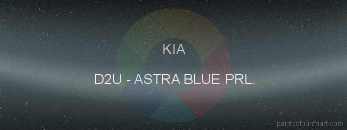 Kia paint D2U Astra Blue Prl.