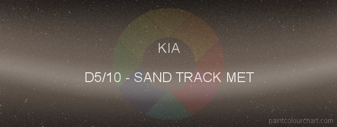 Kia paint D5/10 Sand Track Met