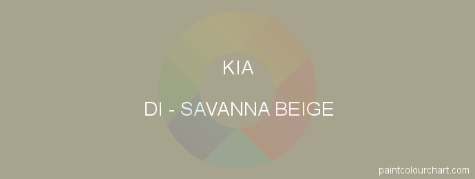 Kia paint DI Savanna Beige Met.