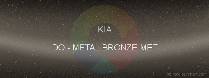 Kia paint DO Metal Bronze Met.