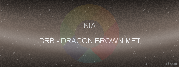 Kia paint DRB Dragon Brown Met.