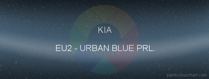 Kia paint EU2 Urban Blue Prl.
