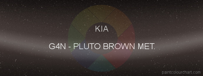 Kia paint G4N Pluto Brown Met.