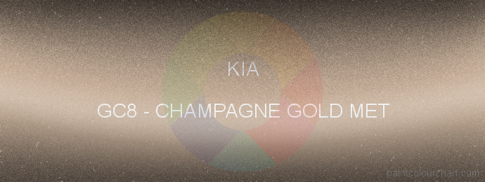 Kia paint GC8 Champagne Gold Met