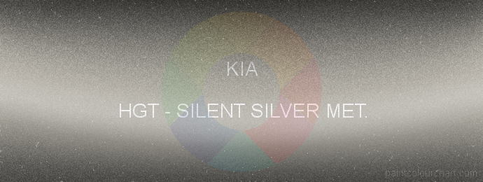 Kia paint HGT Silent Silver Met.