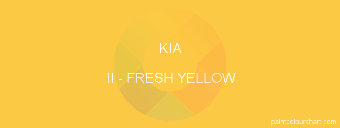 Kia paint II Fresh Yellow