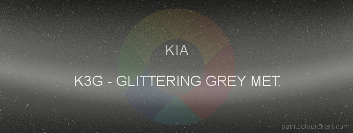 Kia paint K3G Glittering Grey Met.