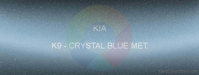 Kia paint K9 Crystal Blue Met.
