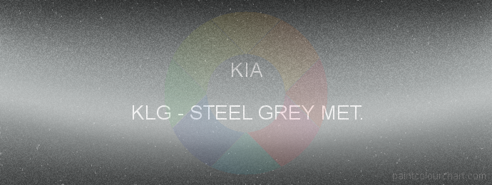 Kia paint KLG Steel Grey Met.