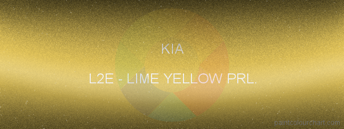 Kia paint L2E Lime Yellow Prl.