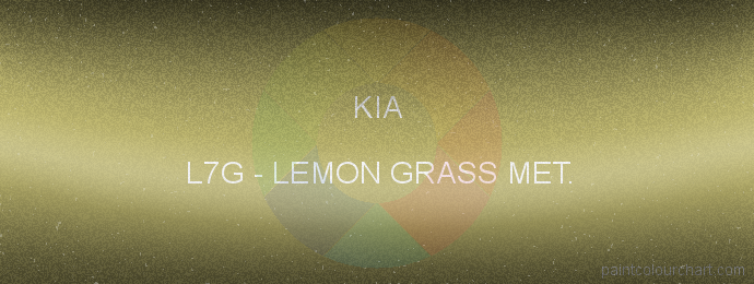 Kia paint L7G Lemon Grass Met.