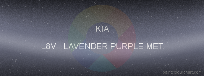 Kia paint L8V Lavender Purple Met.
