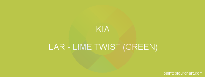 Kia paint LAR Lime Twist (green)