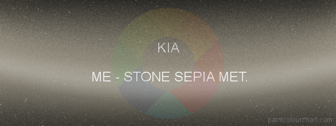 Kia paint ME Stone Sepia Met.