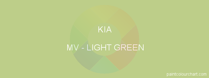 Kia paint MV Light Green