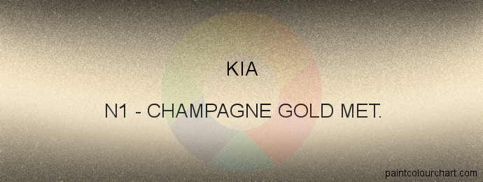 Kia paint N1 Champagne Gold Met.