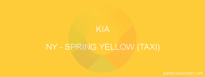 Kia paint NY Spring Yellow (taxi)