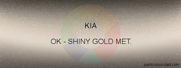 Kia paint OK Shiny Gold Met.