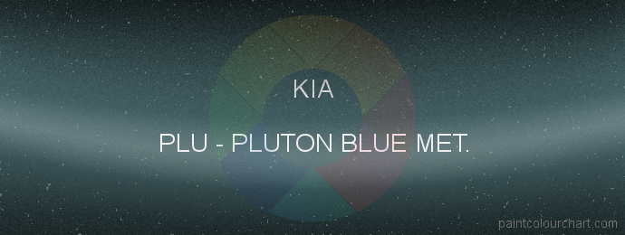 Kia paint PLU Pluton Blue Met.