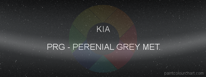 Kia paint PRG Perenial Grey Met.