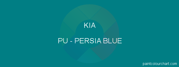 Kia paint PU Persia Blue