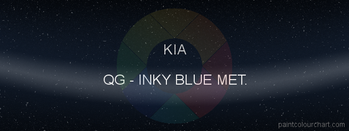 Kia paint QG Inky Blue Met.