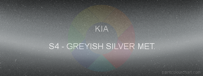 Kia paint S4 Greyish Silver Met.