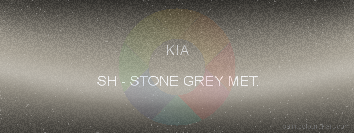 Kia paint SH Stone Grey Met.