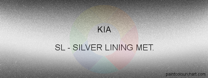 Kia paint SL Silver Lining Met.