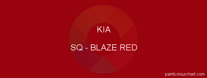 Kia paint SQ Blaze Red