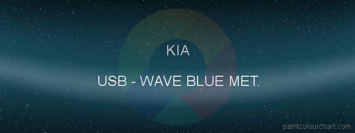 Kia paint USB Wave Blue Met.