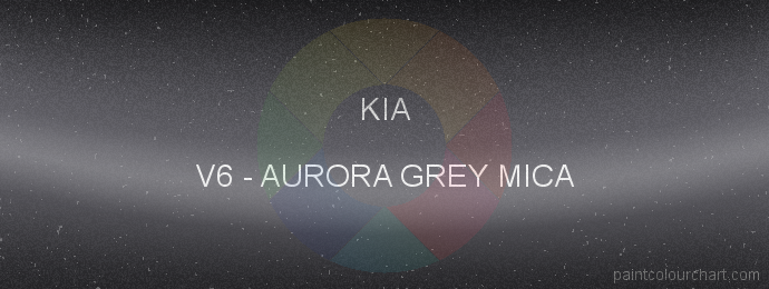 Kia paint V6 Aurora Grey Mica