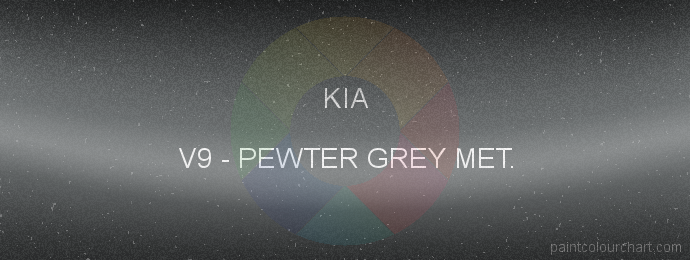 Kia paint V9 Pewter Grey Met.