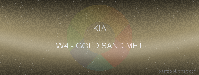 Kia paint W4 Gold Sand Met.