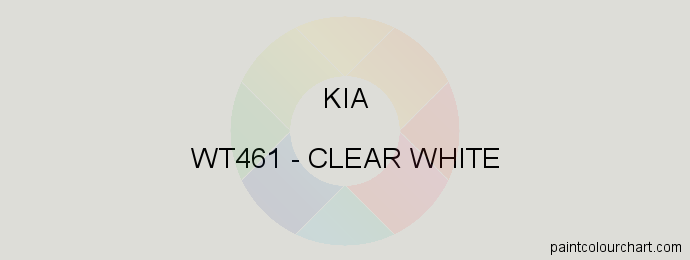 Kia paint WT461 Clear White