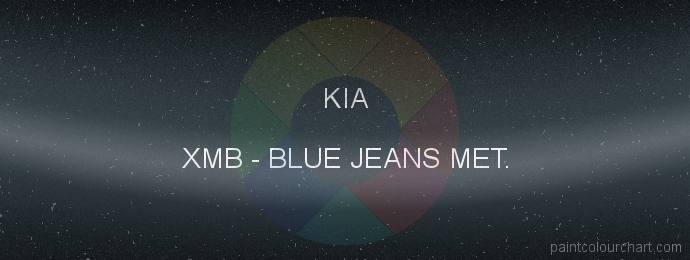 Kia paint XMB Blue Jeans Met.